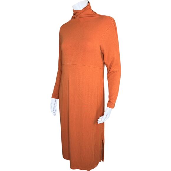 Women with Control Petite Finespun Jersey Tummy Control Midi Dress Crisp Follage - Picture 5 of 11